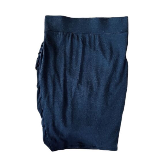 HELMUT LANG Black Back Zip Mini Curved Pencil Skirt Women's Size XS/P - Picture 7 of 9